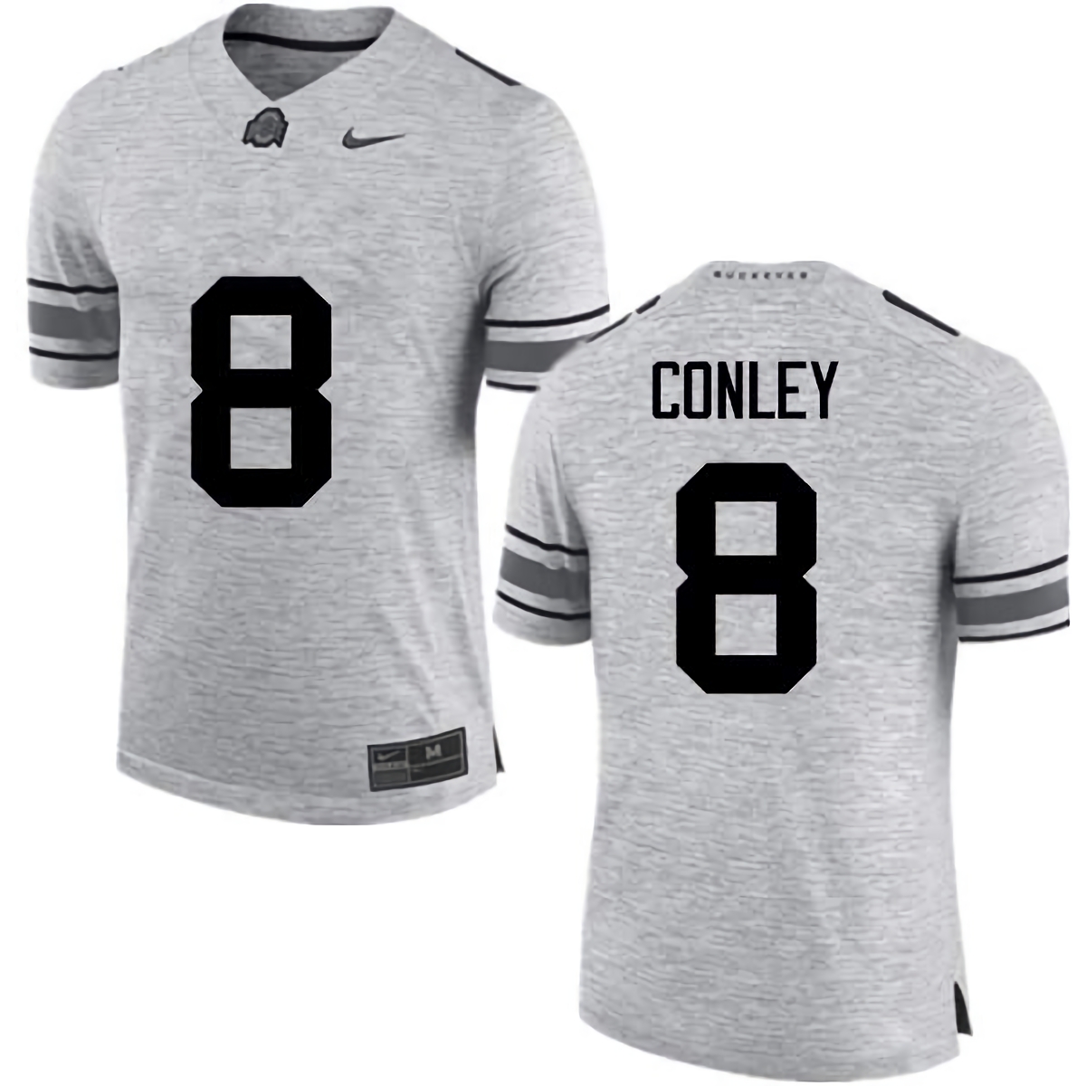 Gareon Conley Ohio State Buckeyes Men's NCAA #8 Nike Gray College Stitched Football Jersey LVL8056AK